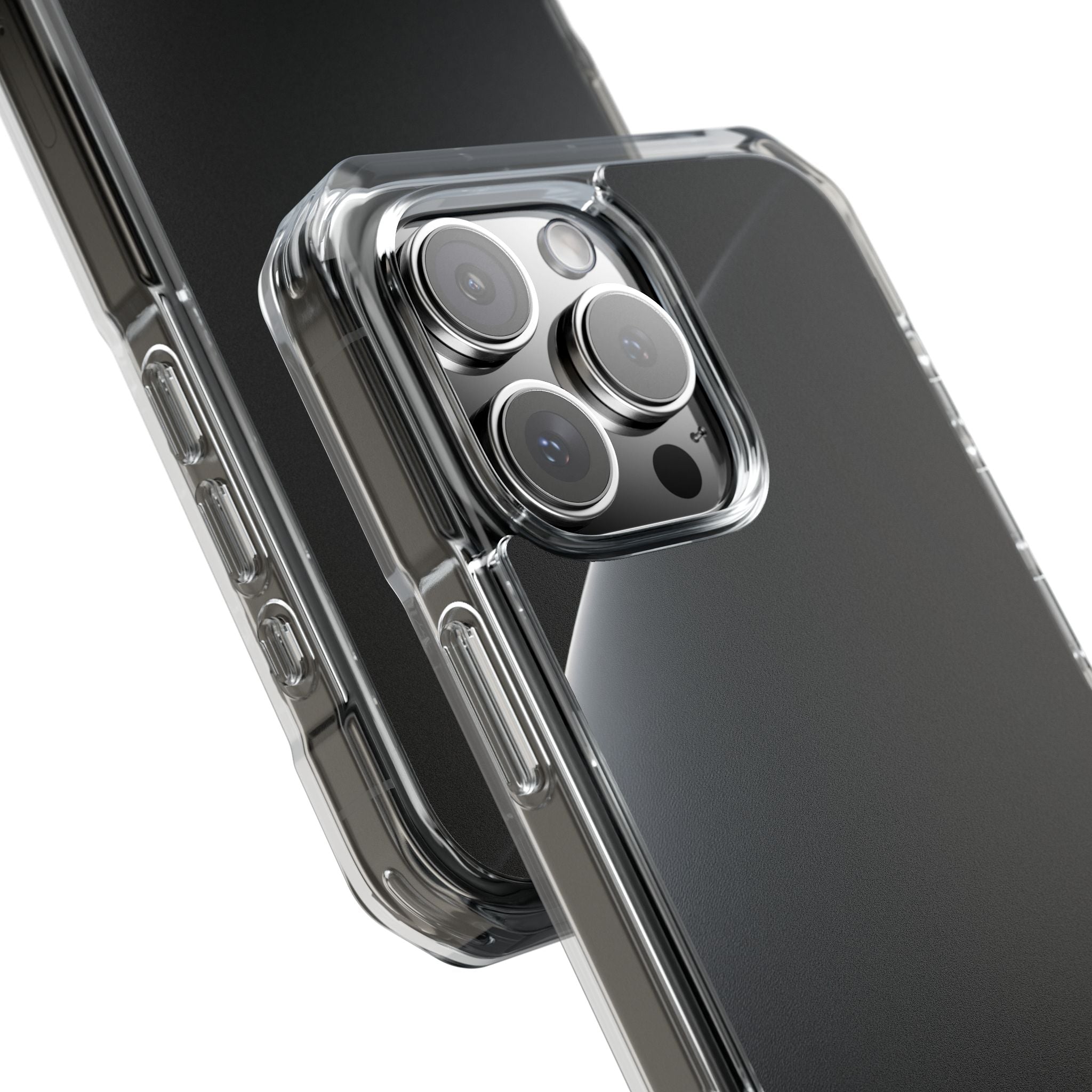 Black Impact MagSafe Phone Case for iPhone - Obsidian Lunar Arch