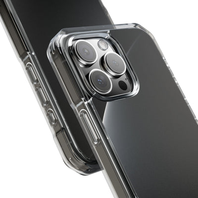 Black Impact MagSafe Phone Case for iPhone - Obsidian Lunar Arch