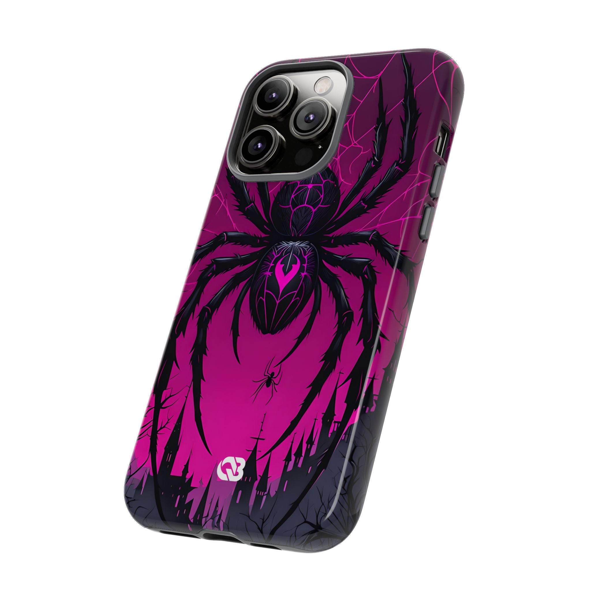 Obsidian Neon Widow · Tough Handyhülle für iPhone