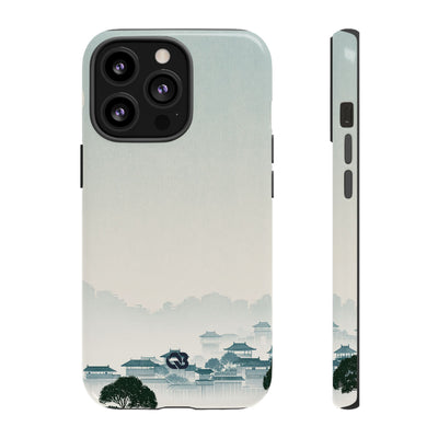 Misty Dynasty Horizon · Tough Phone Case for iPhone · Blue