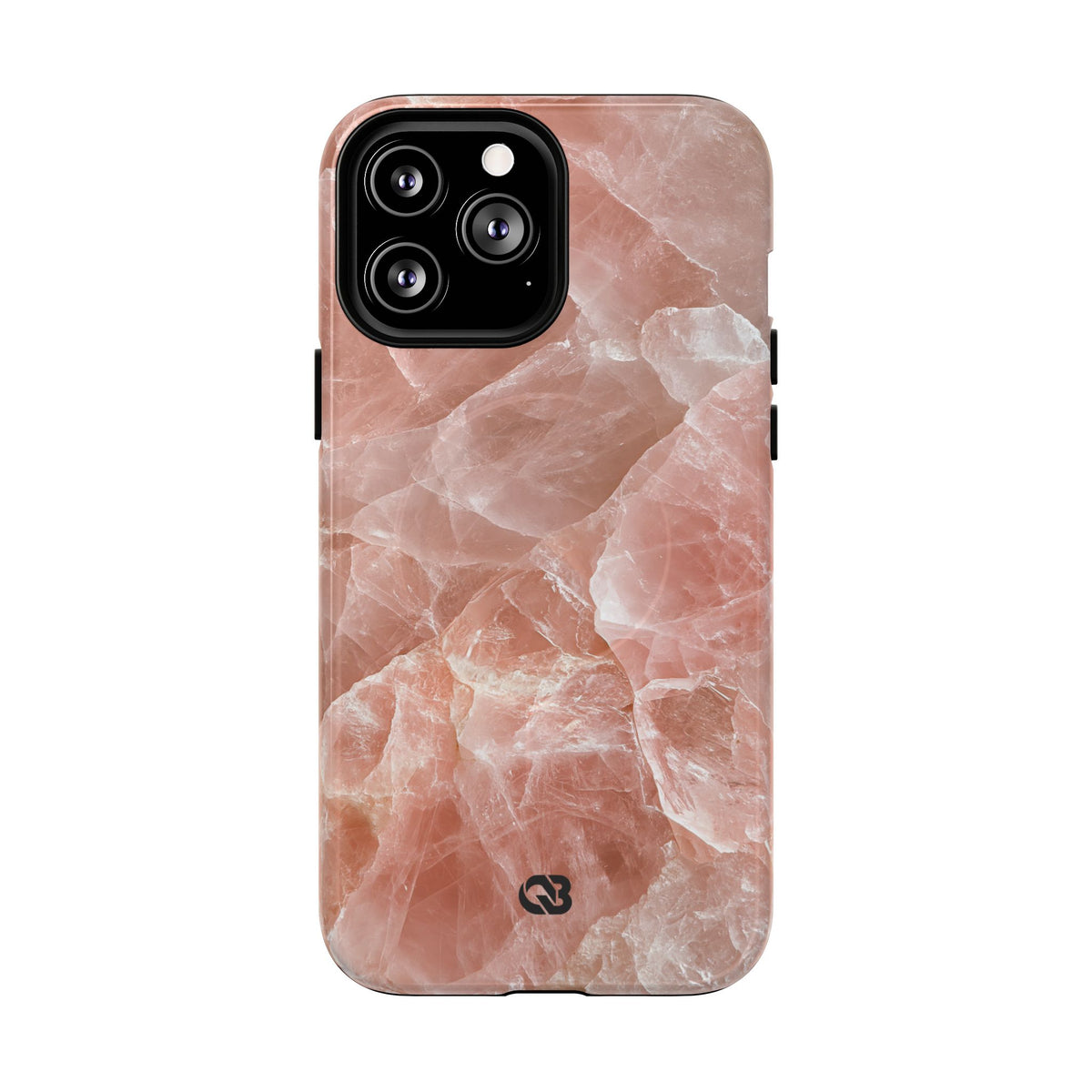 Rose Quartz Facet · Tough 2.0 Magnetic Phone Case for iPhone · Pink