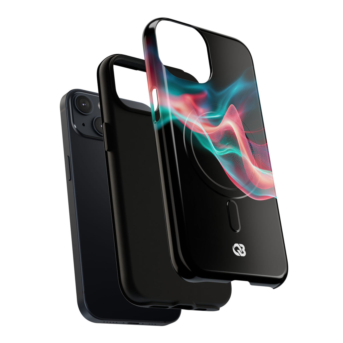Digital Frequency · Tough 2.0 Magnetic Phone Case for iPhone · Black