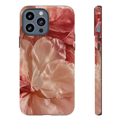 Blush Silk Bloom · Tough Phone Case for iPhone · Pink