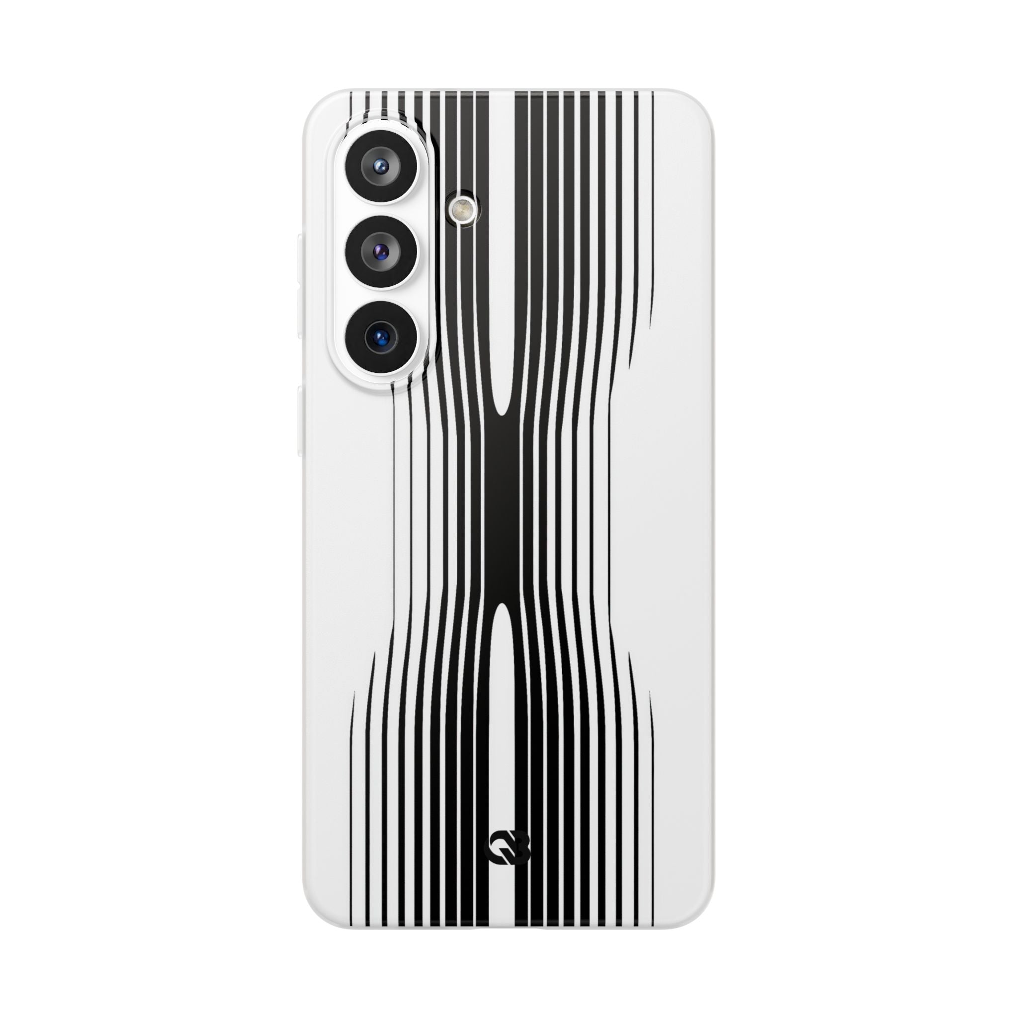 White Lite Phone Case for Samsung - Kinetic Mono Distortion