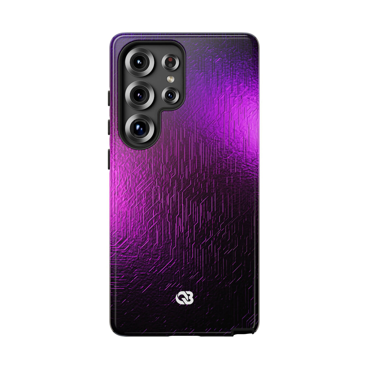 Violet Cyber Circuit · Tough Phone Case for Samsung · Purple
