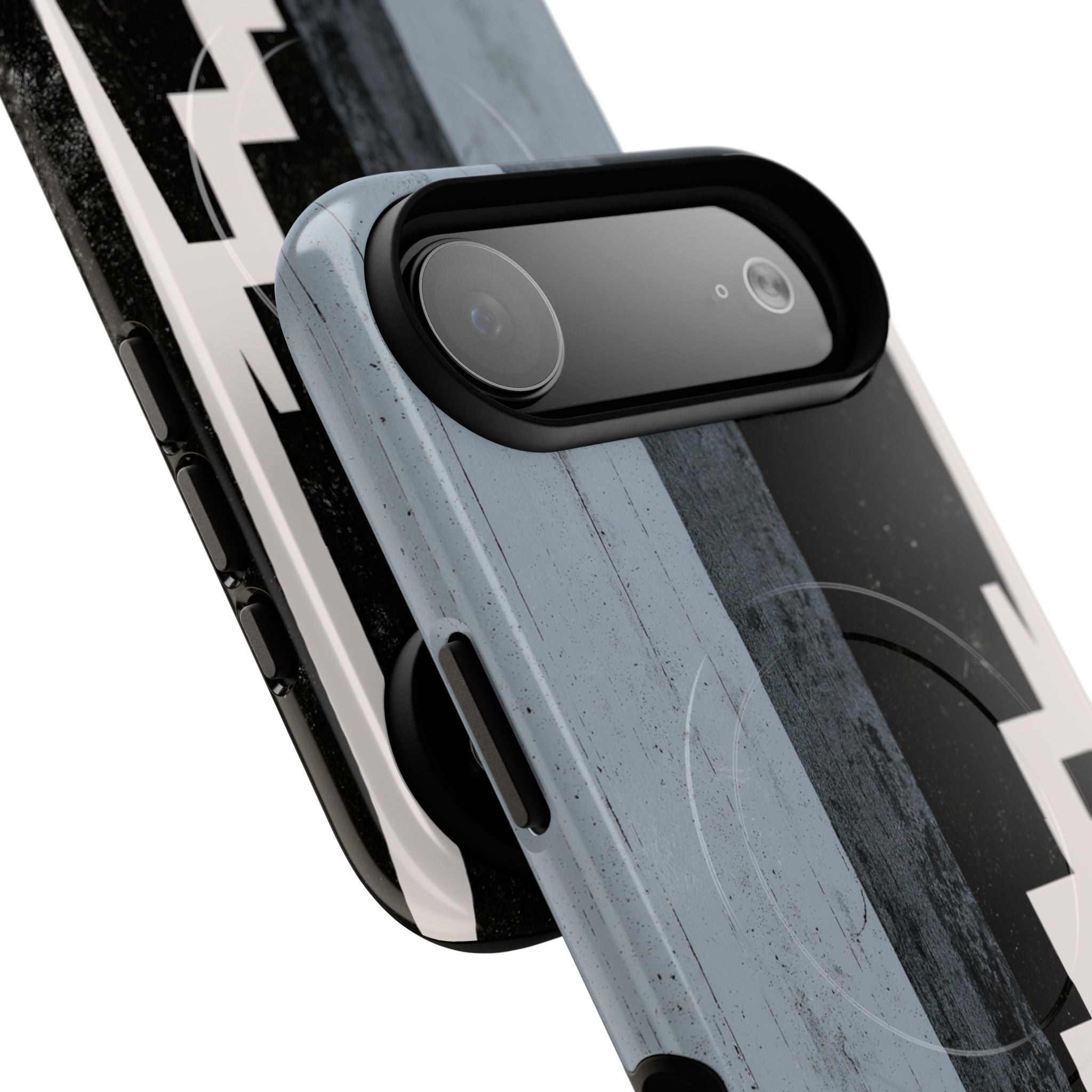 Grey Tough 2.0 Magsafe Phone Case for iPhone - Industrial Concrete Void