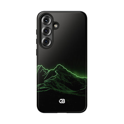 Nordic Mountain Contour · Tough Phone Case for Samsung · Black