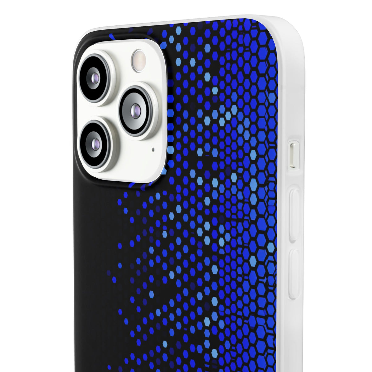 Cobalt Hex Dispersion · Lite Phone Case for iPhone ·  Blue