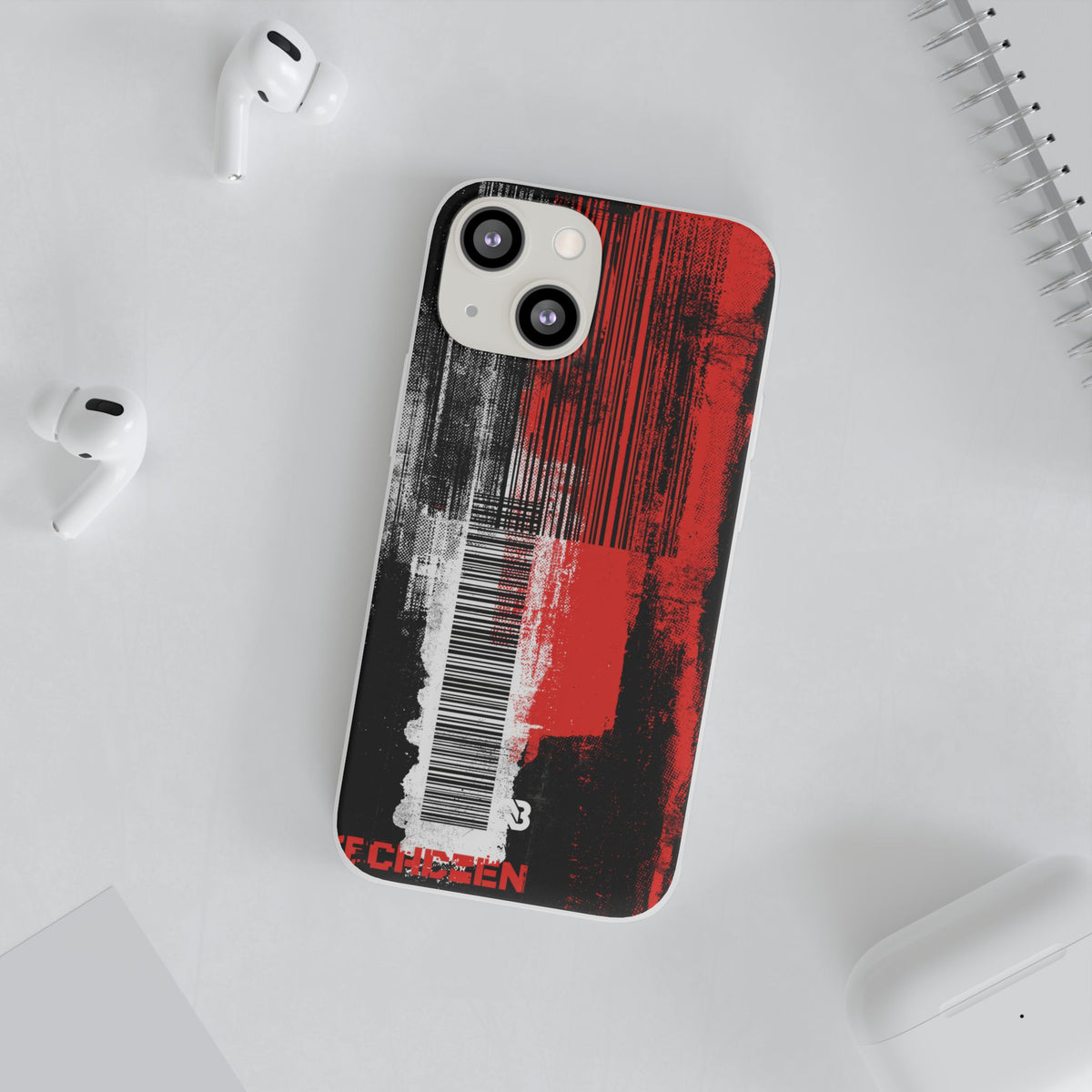 Distorted Barcode · Lite Phone Case for iPhone ·  Black