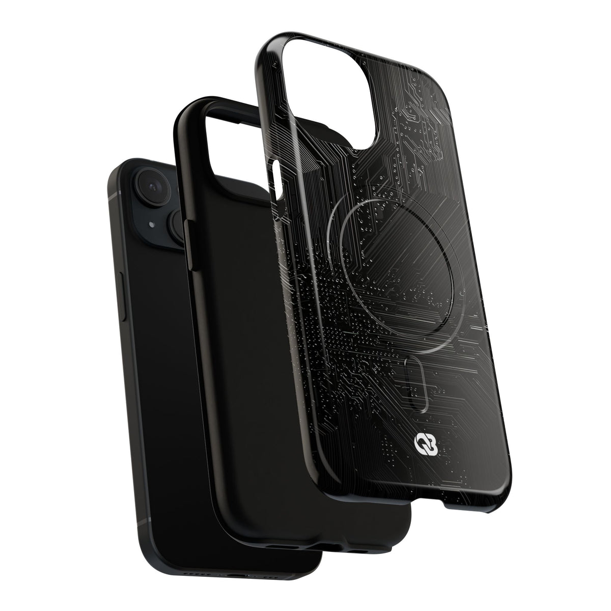 Obsidian Circuitry · Tough 2.0 Magnetic Phone Case for iPhone · Black