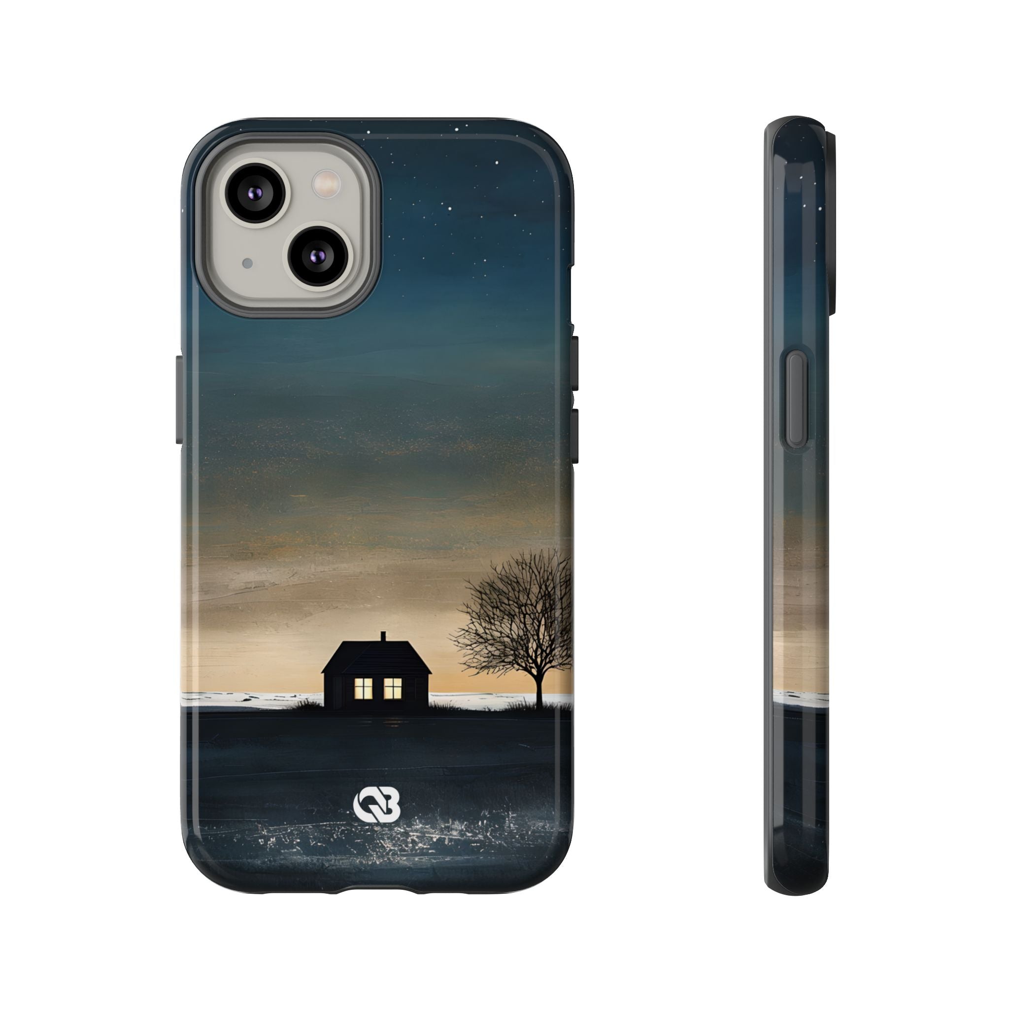 Midnight Cabin Glow · Tough Hoesje voor iPhone