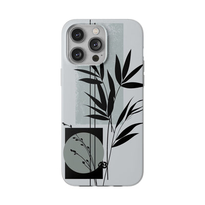 Grey Lite Phone Case for iPhone - Sage Bamboo Noir