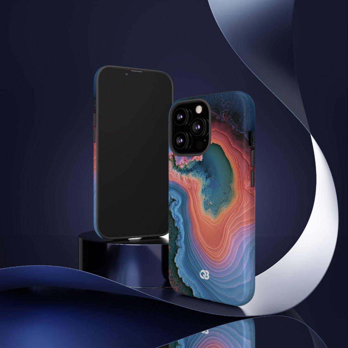 Luminous Resonance · Tough Phone Case for iPhone · Blue