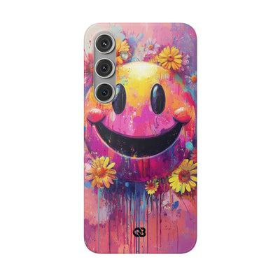 Vivid Grin Graffiti · Soft Phone Case for Samsung
