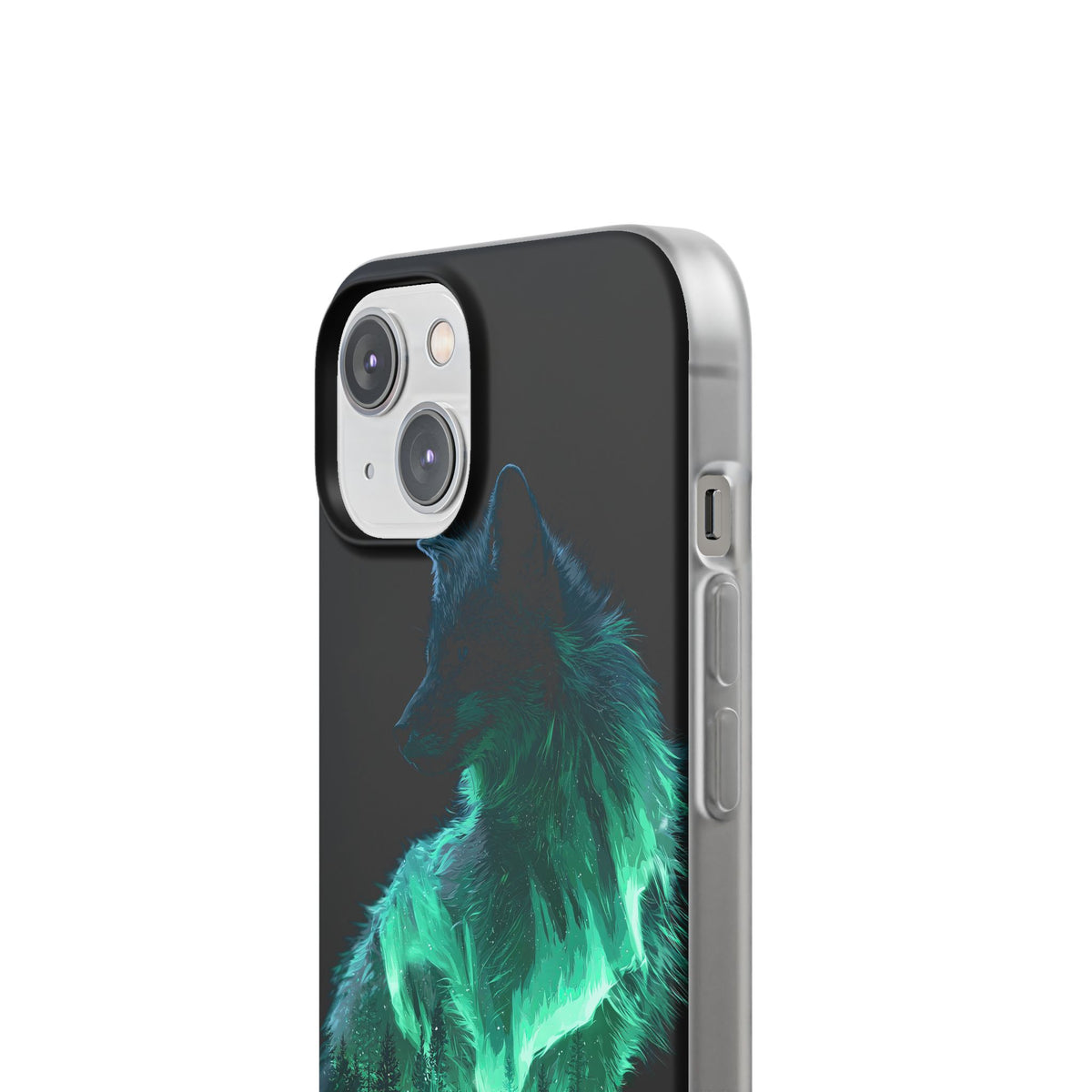 Nordic Aurora Fox · Lite Phone Case for iPhone ·  Teal