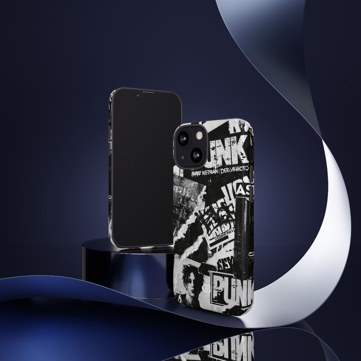 Underground Punk Collage · Tough Phone Case for iPhone · Black