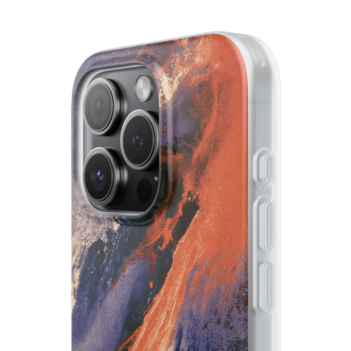 Solar Aura Drift · Lite Phone Case for iPhone ·  Orange