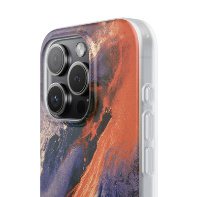Solar Aura Drift · Lite Phone Case for iPhone ·  Orange