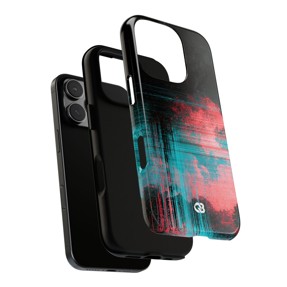 Digital Signal Drift · Tough Phone Case for iPhone · Black