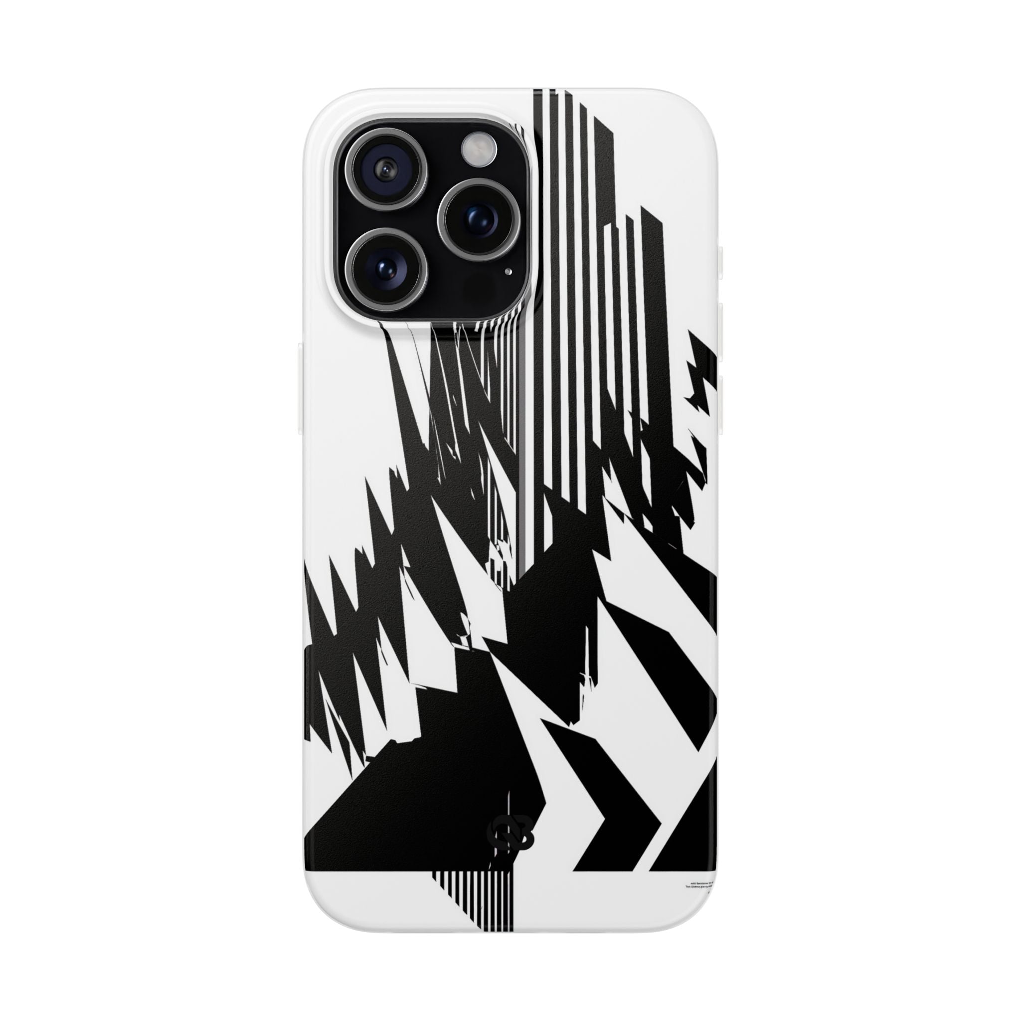 White Lite Phone Case for iPhone - Shattered Vector Spire