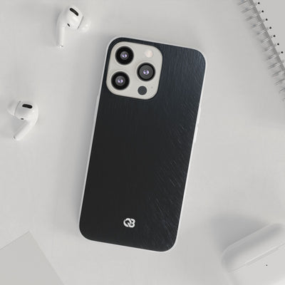 Brushed Obsidian Steel · Lite Phone Case for iPhone ·  Black