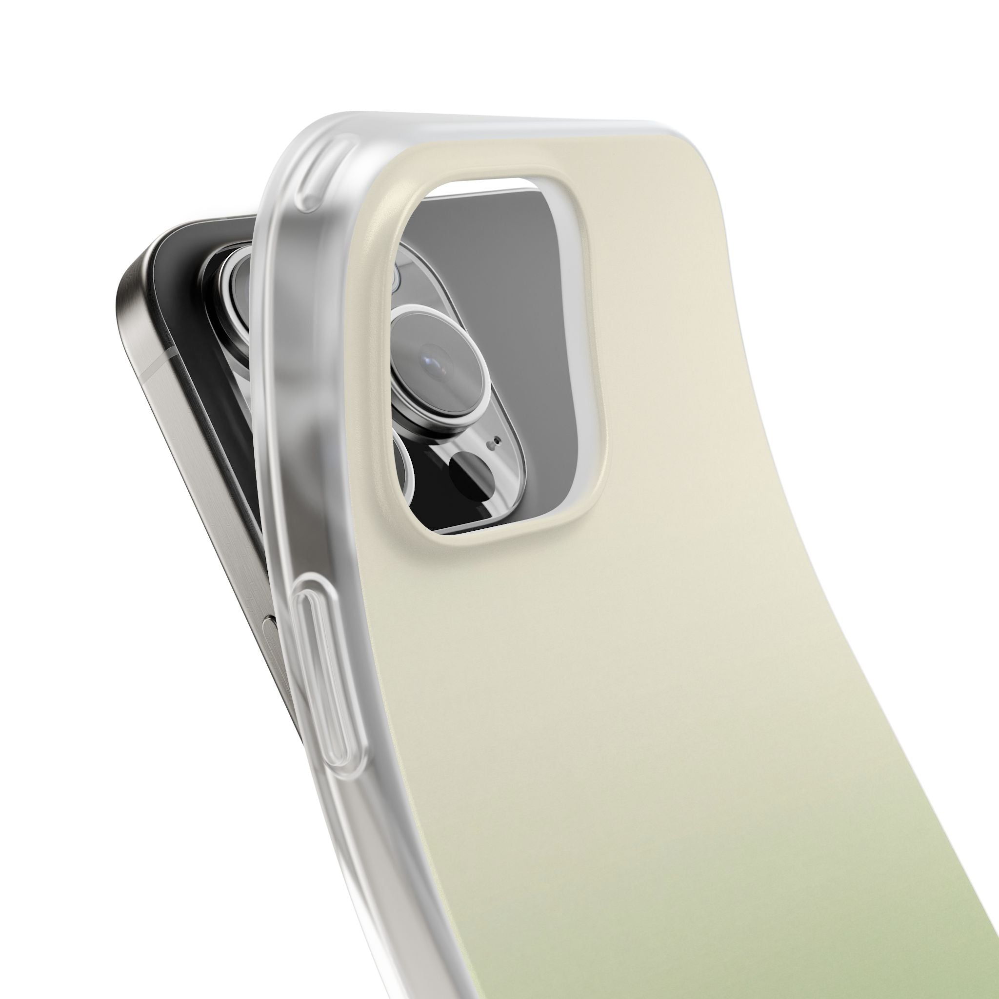 Green Lite Phone Case for iPhone - Bone Sage Fade