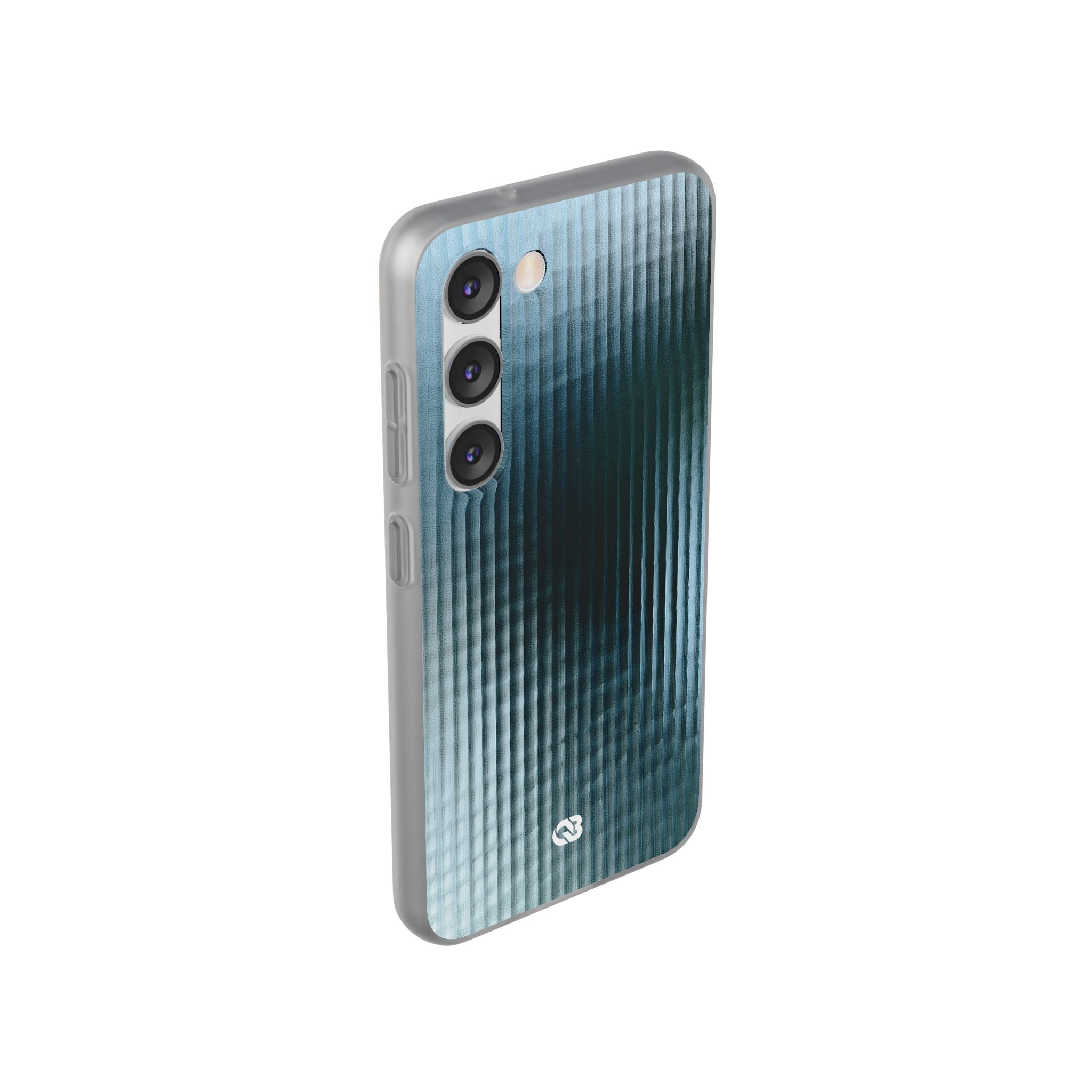 Blue Lite Phone Case for Samsung - Glacial Reeded Glass