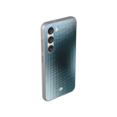 Blue Lite Phone Case for Samsung - Glacial Reeded Glass