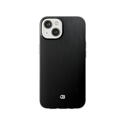 Black Lite Phone Case for iPhone - Brushed Obsidian Slate