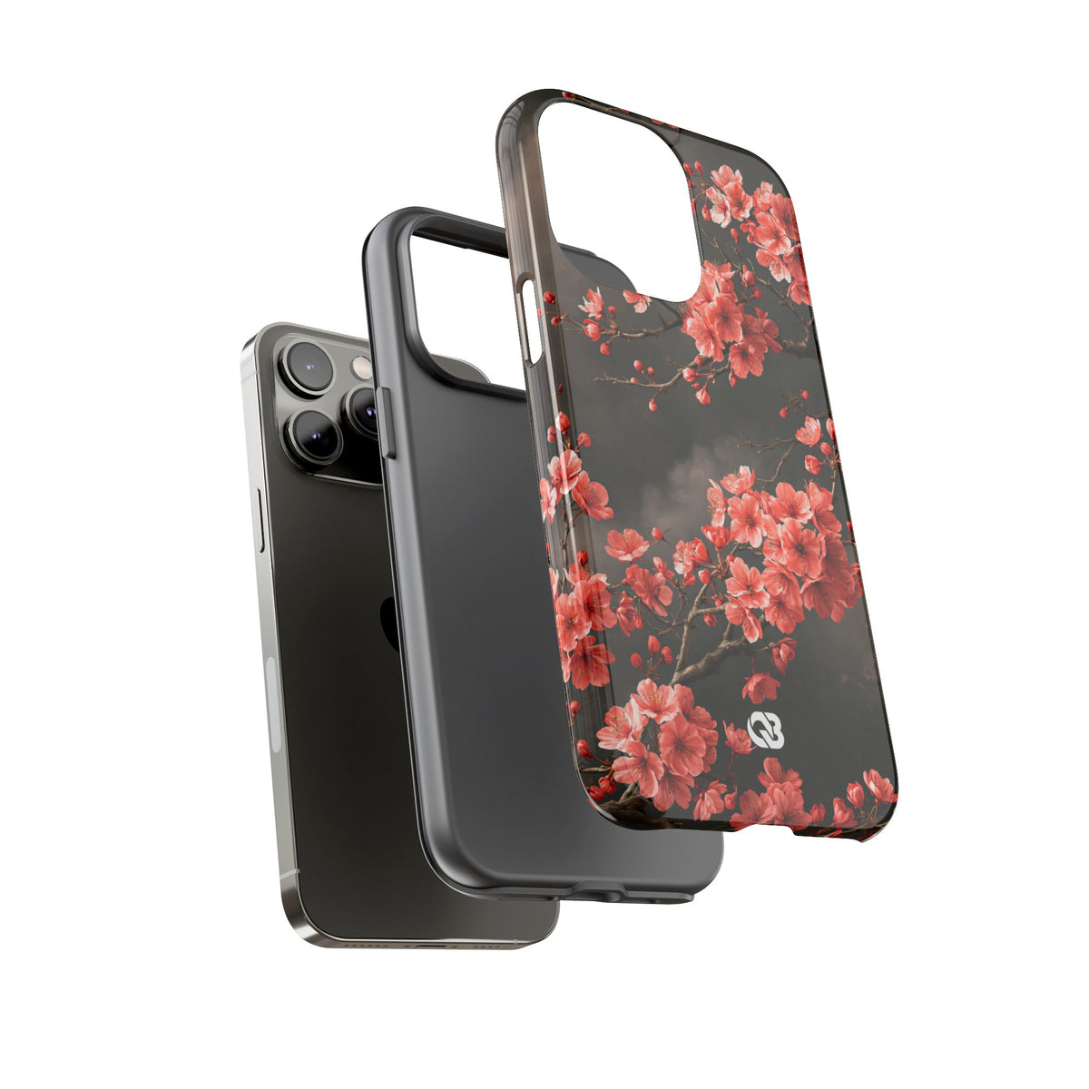 Dark Sakura Nocturne · Tough Phone Case for iPhone · Black