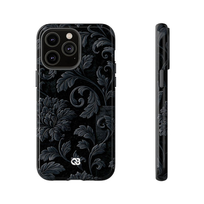Obsidian Damask · Tough Phone Case for iPhone · Black