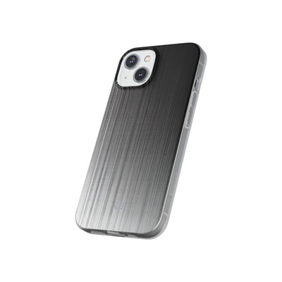 Grey Lite Phone Case for iPhone - Static Vertical Dither
