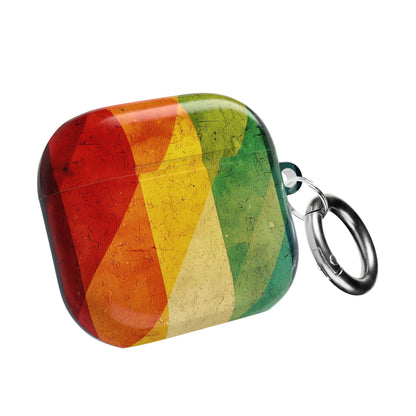 Crimson Stripes - AirPods Case