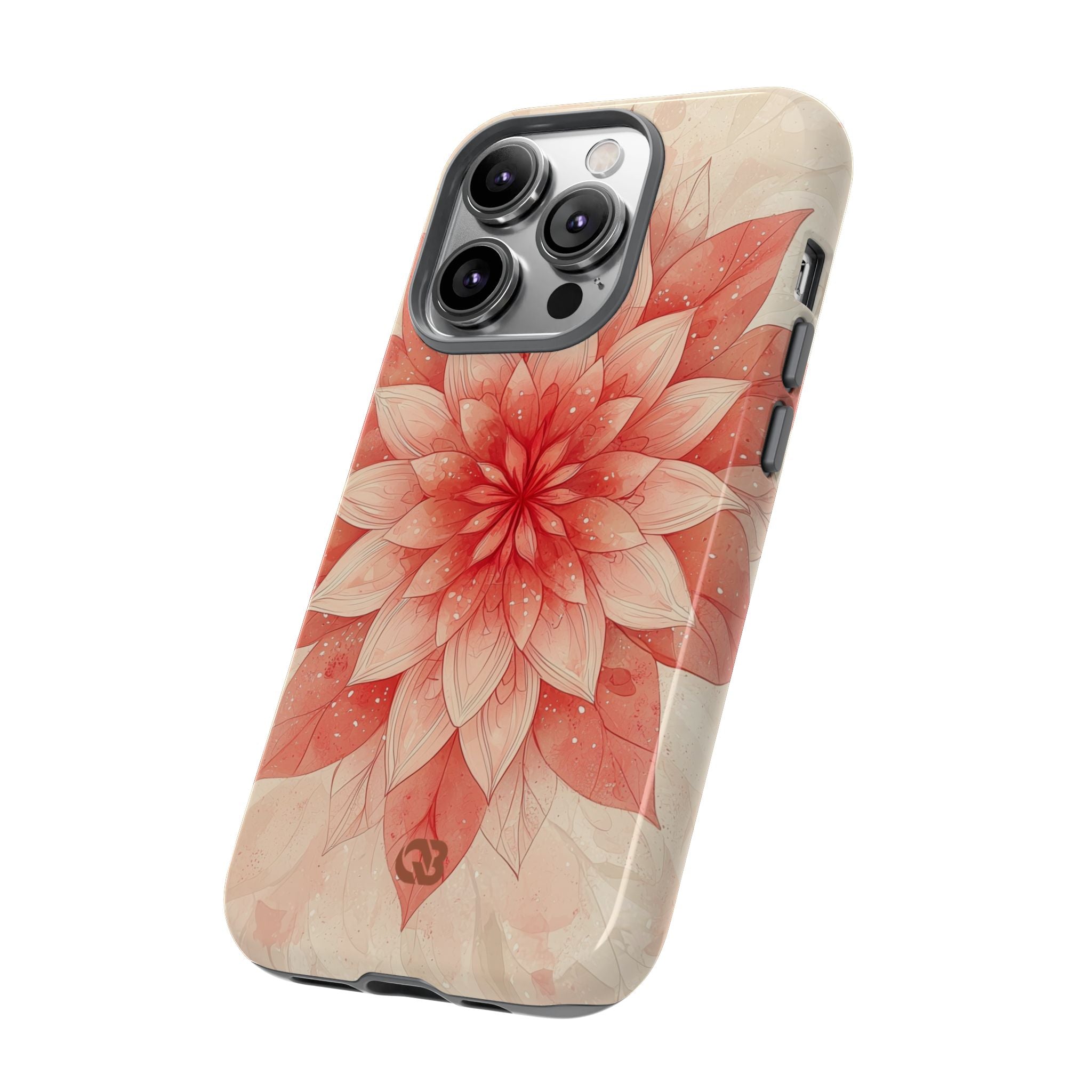Coral Layered Bloom · Tough Coque de téléphone pour iPhone