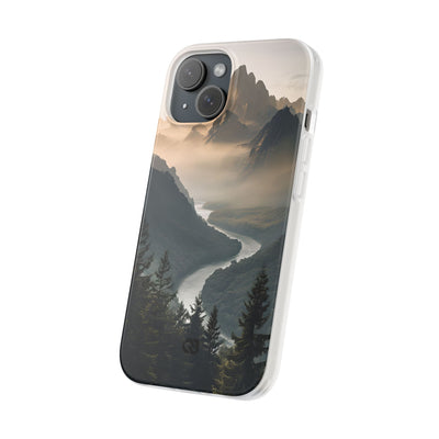 Golden Summit Valley · Soft Phone Case for iPhone
