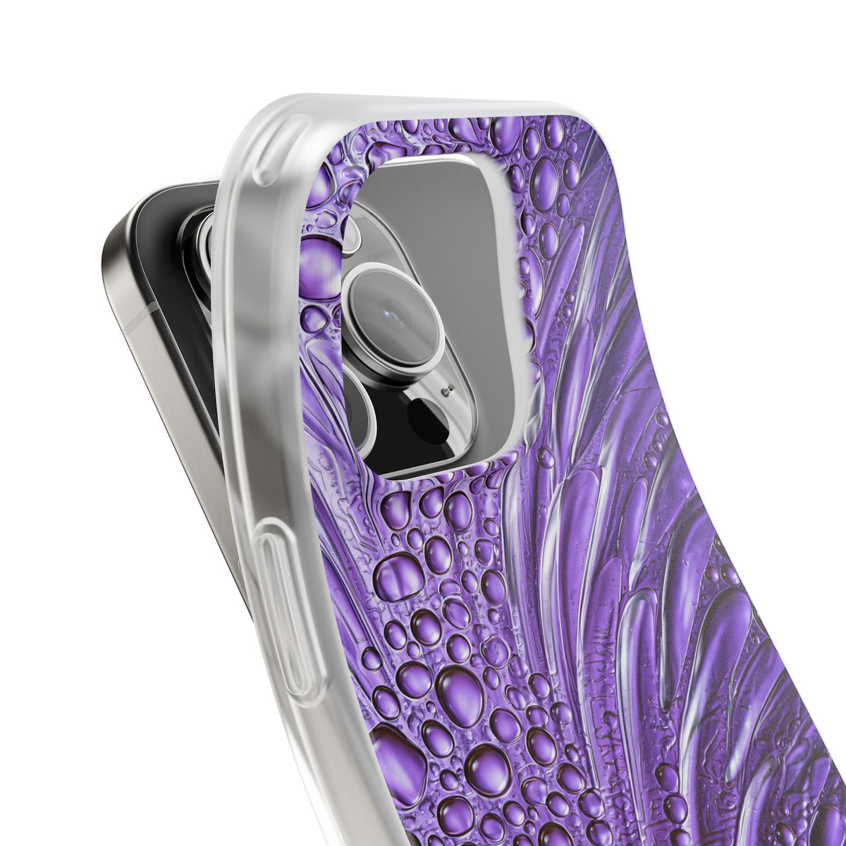Violet Liquid Gel · Lite Phone Case for iPhone ·  Purple
