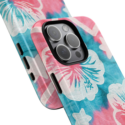 Tropical Hibiscus Bloom · Tough 2.0 Magnetic Phone Case for iPhone · Teal