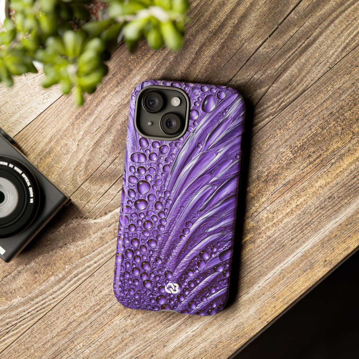 Violet Liquid Gel · Tough Phone Case for iPhone · Purple