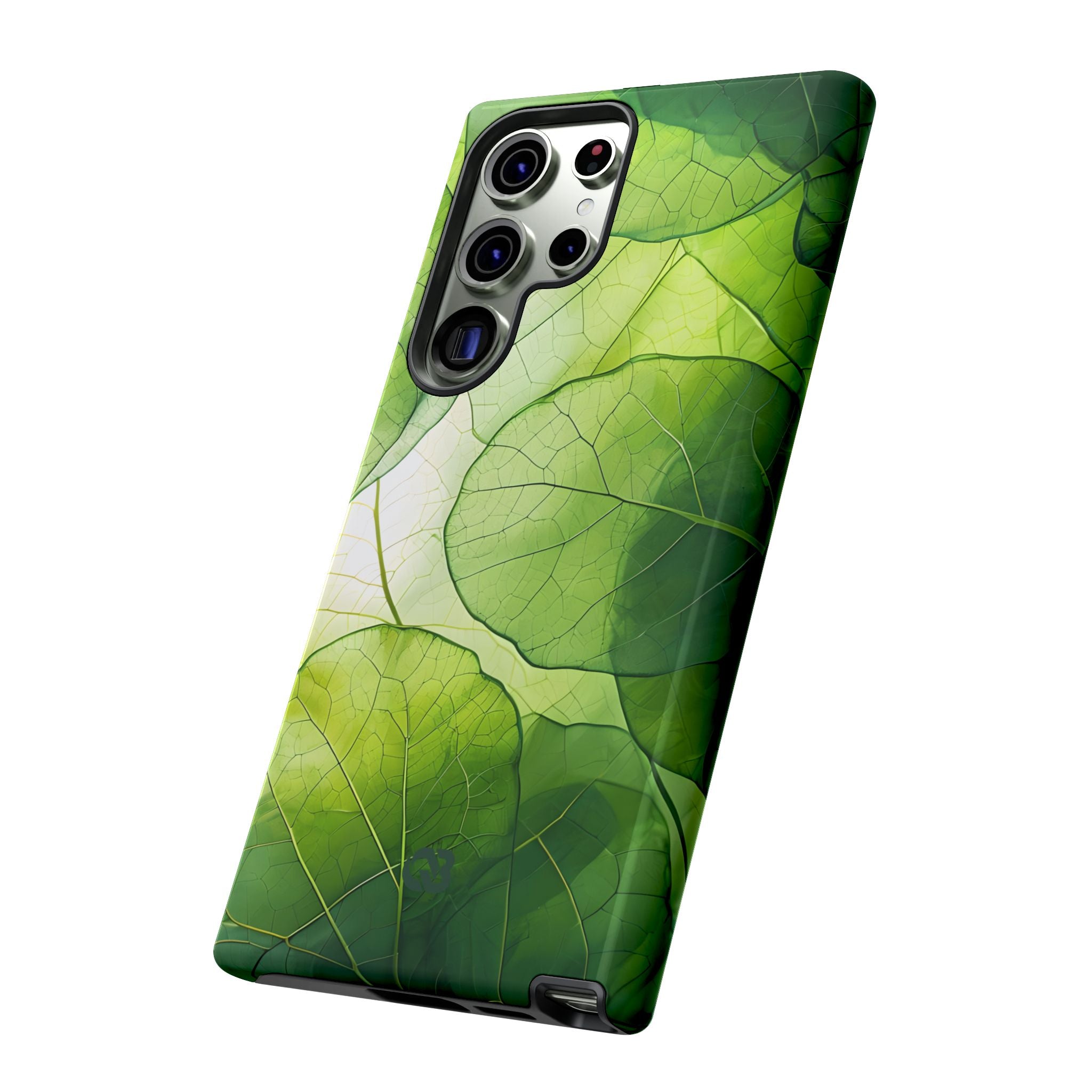 Emerald Leaf Veins · Tough Phone Case for Samsung