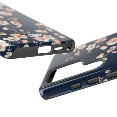 Midnight Plum Blossom · Tough Phone Case for Samsung · Blue