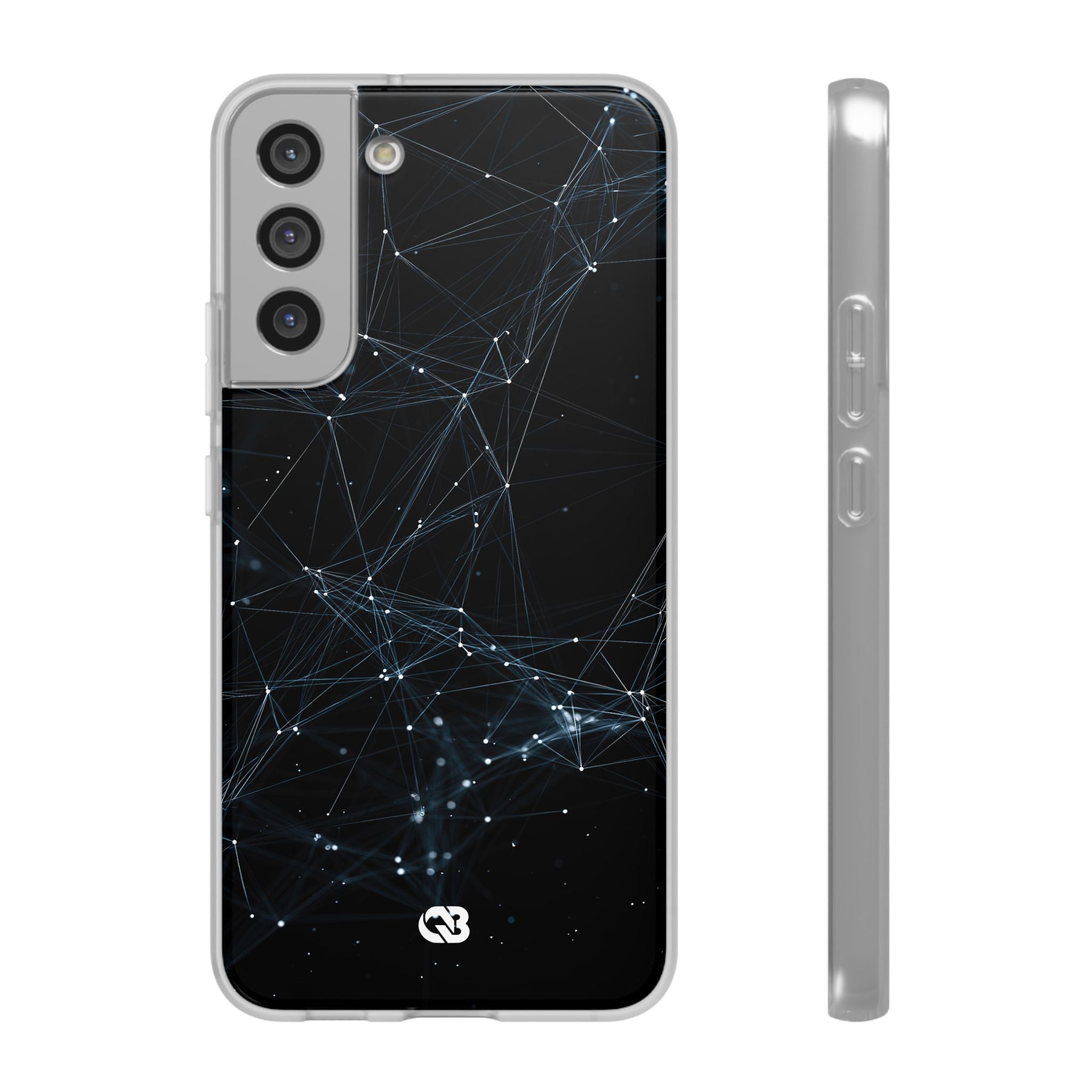 Black Lite Phone Case for Samsung - Arctic Neural Mesh
