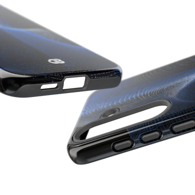 Blue Tough Phone Case for Samsung - Electric Blue Flux