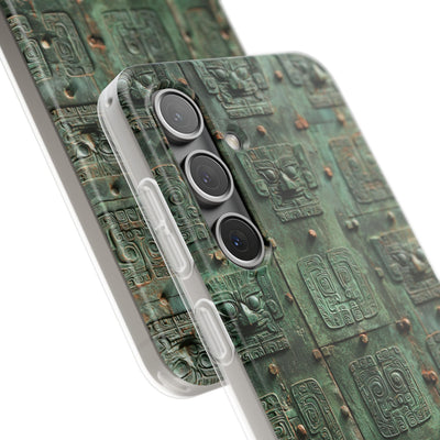 Dynastic Bronze Relief · Lite Phone Case for Samsung · Green