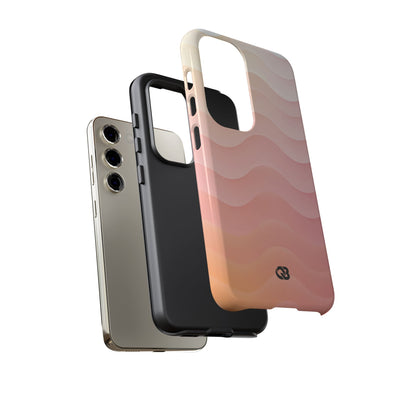 Blush Horizon Waves · Tough Phone Case for Samsung · Pink