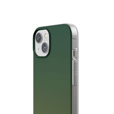 Green Lite Phone Case for iPhone - Shadow Moss Grain