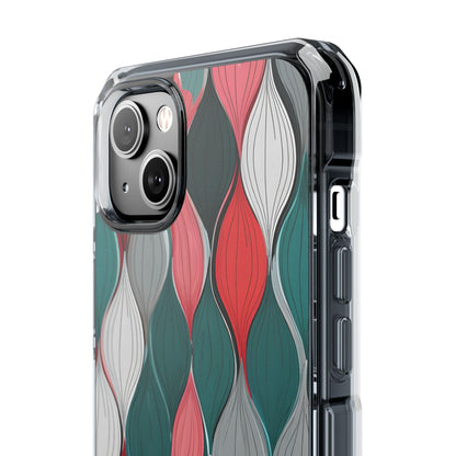 Leaf Cascade Teal iPhone 14 Plus Case - Impact