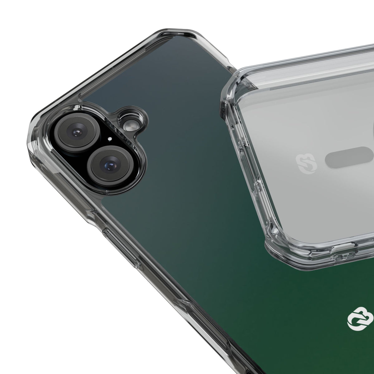 Deep Forest Nocturne · Clear Impact Magnetic Phone Case for iPhone · Green