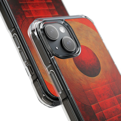 Crimson Solar Halo · Impact Phone Case for iPhone · Magsafe
