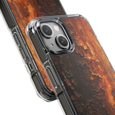 Orange Impact MagSafe Phone Case for iPhone - Oxidized Iron Crust