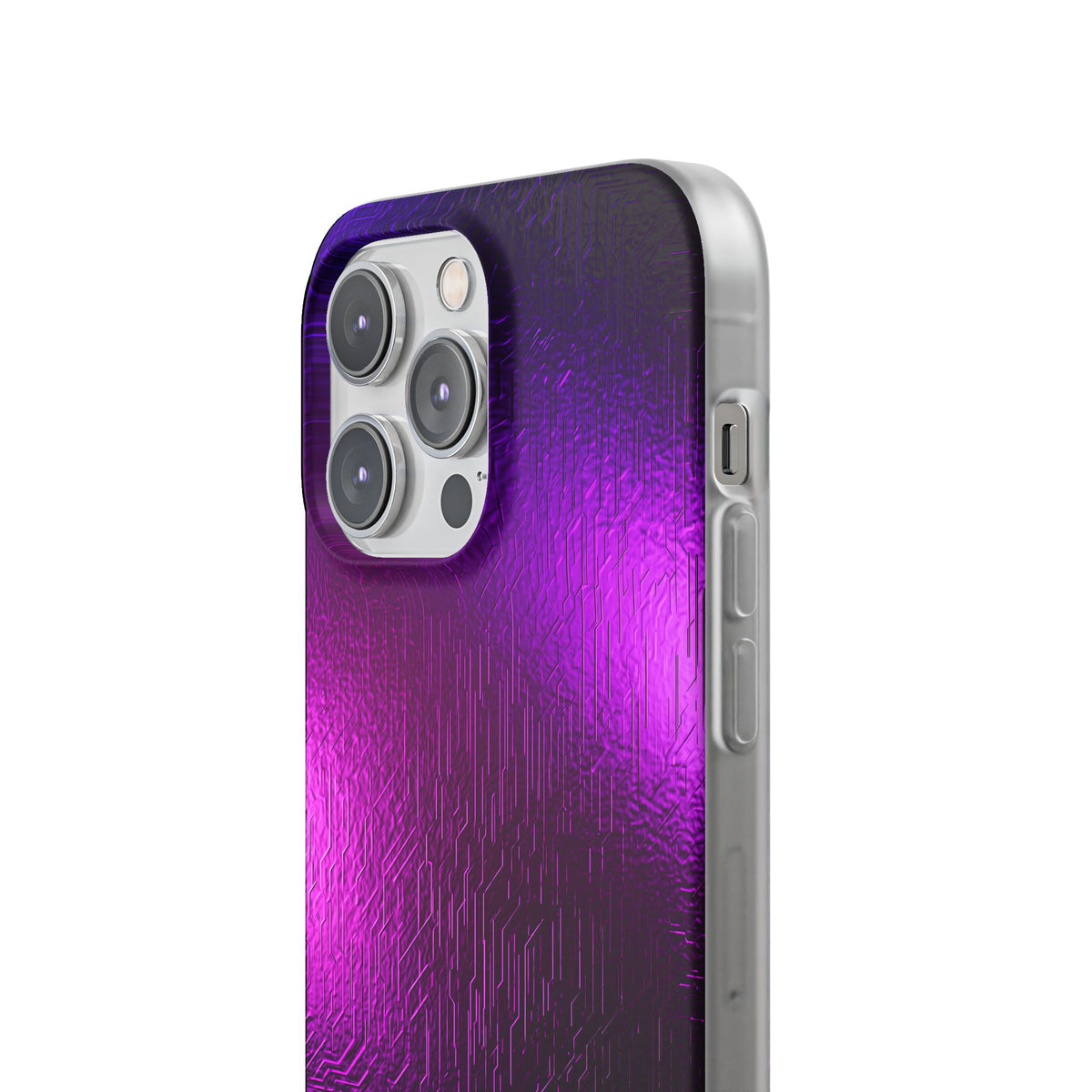 Violet Cyber Circuit · Lite Phone Case for iPhone ·  Purple